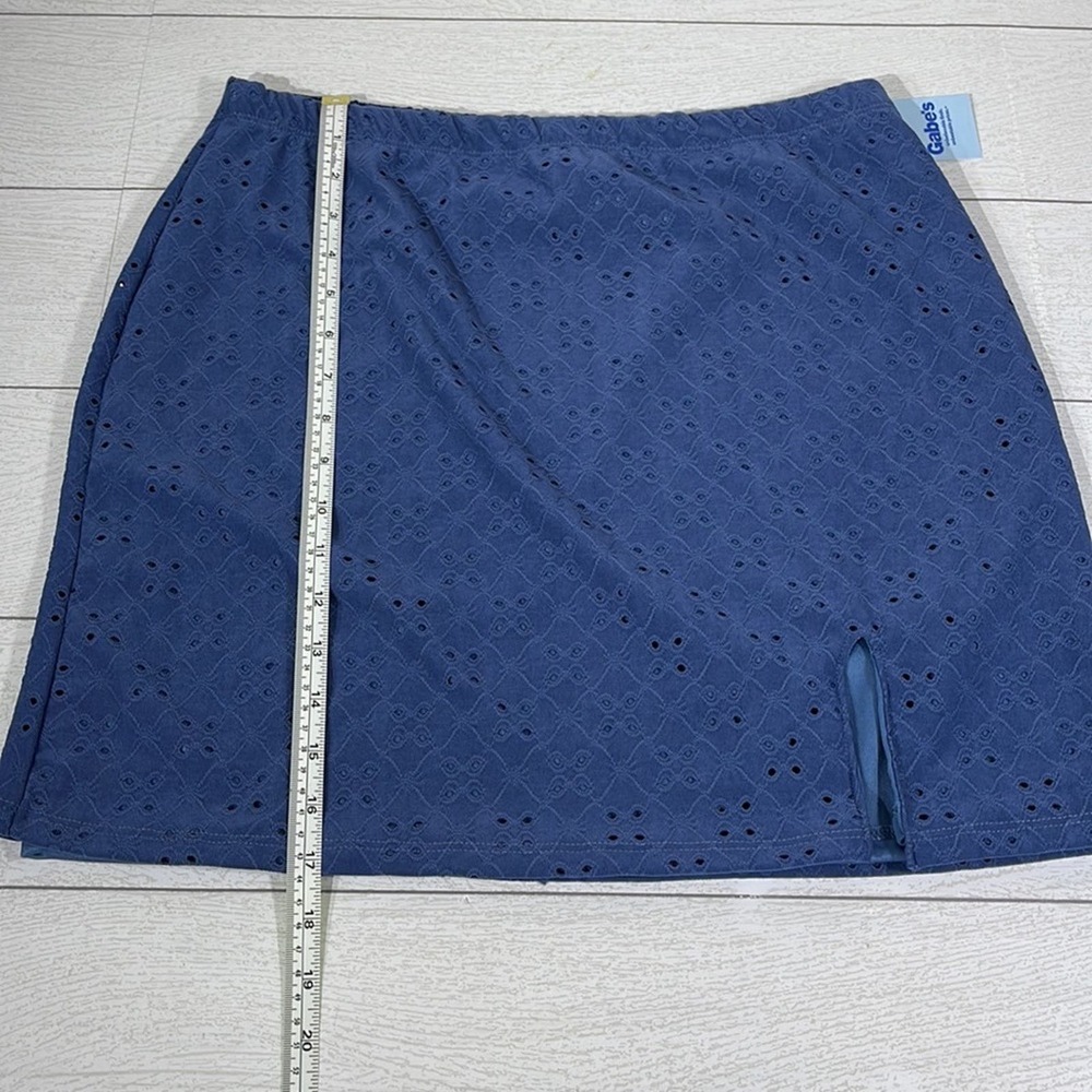 RUE21 Blue Mini Skirt Size XL NWT - Picture 2 of 9